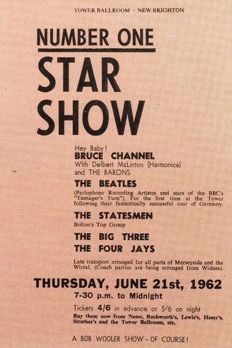 Beatles concert flyer - beatles, /