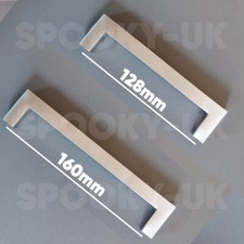 SQUARE Bar Kitchen Cupboard Cabinet Door Handle Stainless Steel Black Gold