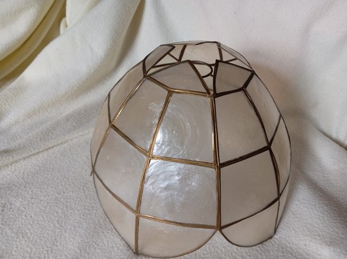 Vintage scalloped capiz shell - capiz,