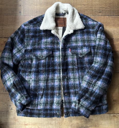 Levi plaid sherpa vintage - levi’s,