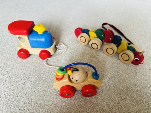 Assorted toddlers wooden push - wooden,
