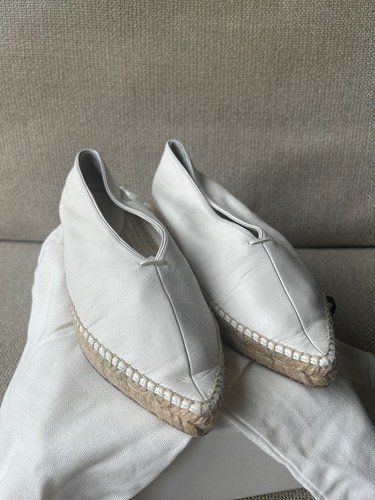 Celine white point leather - celine,