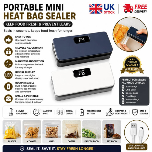 Plastic bag sealer mini - plastic, heat