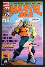 Marvel Age #98 Marvel Comics 1st Preview Appearance Toxic Avenger VF