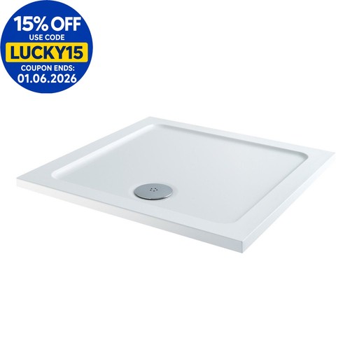 Modern square shower - square, tray