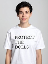 Protect the Dolls White T-Shirt | Pro Trans Rights Gender Equality