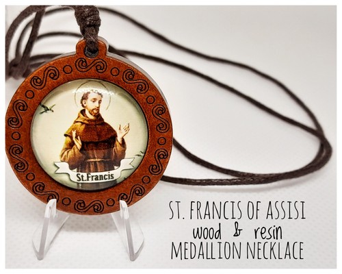 Francis assisi wood - francis, &
