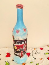 small decorative glass bottle