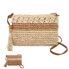 Summer Boho Straw Bag Handmade