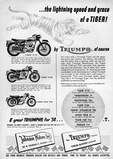 1956 triumph tiger - t100, &