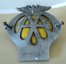 Vintage AA Car Badge - 8C89157