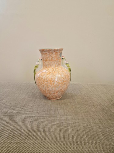 Next orange white ceramic bird - orange/white,