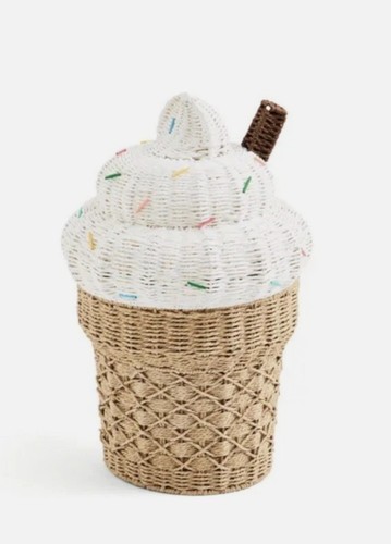 Ice cream laundry hamper