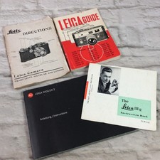 LEITZ LEICA Instruction Books Digilux2, IIIg, IIIa, Leica Guide