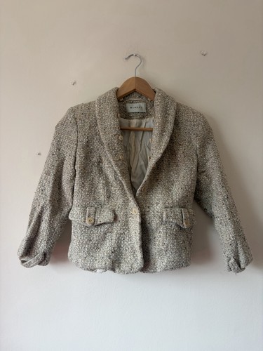 Minuet tweed cropped blazer - cropped,