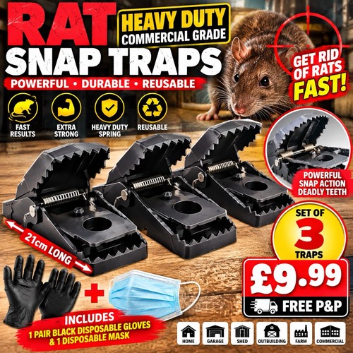 Xxl 21cm rat traps - xxl, that