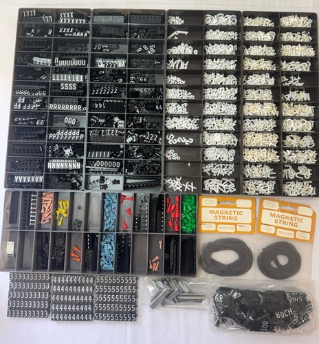 Peg letter sets - peg, flexitext