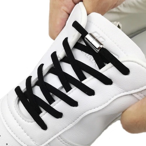 Tie elastic shoe - no, laces