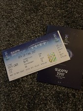 UEFA Cup Final 2007 Ticket Stub And Booklet