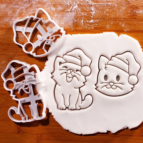 Cat with santa hat - with,