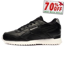 Reebok Glide Ripple Clip Womens Retro Classic Fashion Casual Trainers Black