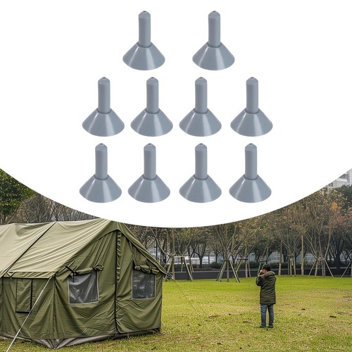 10x tent poles tips - poles,