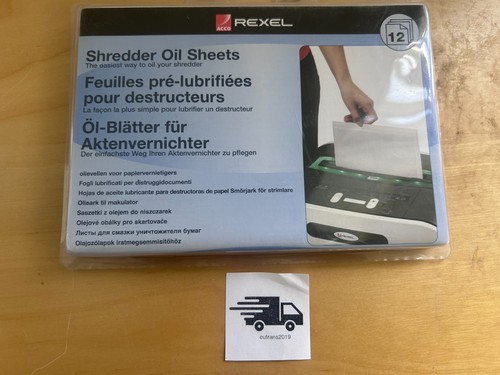 Rexel shredder oil sheets pack - sheets,
