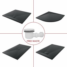 Anti-Slip Tray Black Square