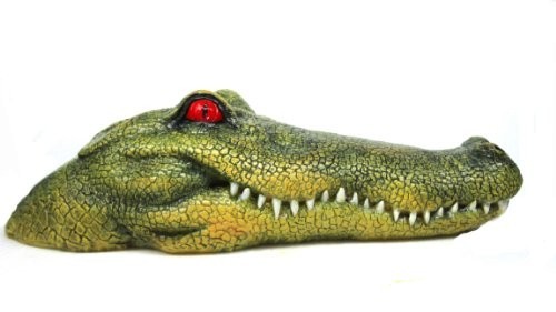 Floating alligator head decoy - floating,
