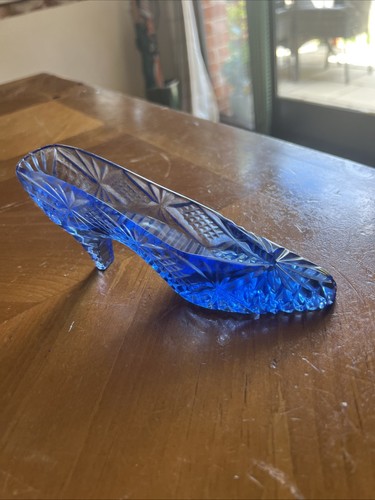 Vintage glass royal blue - vintage,