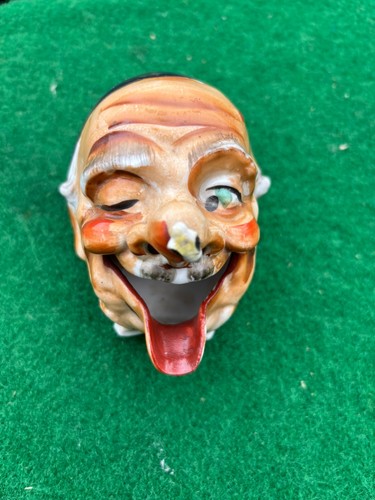 Vintage ceramic ashtray old - vintage,