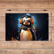 Penguin Chopping Board Glass