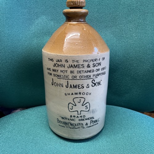 Half gallon stoneware - half, flagon