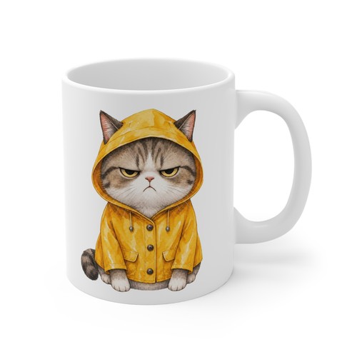 Crabby yellow raincoat - yellow,