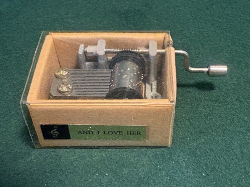 Hand crank music box for - music,