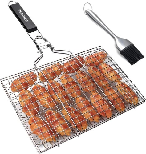 Fish grilling basket folding - basket,,