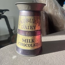 Rare Vintage 1920’s Cadbury’s Dairy Milk Chocolate Tin - Milk Churn