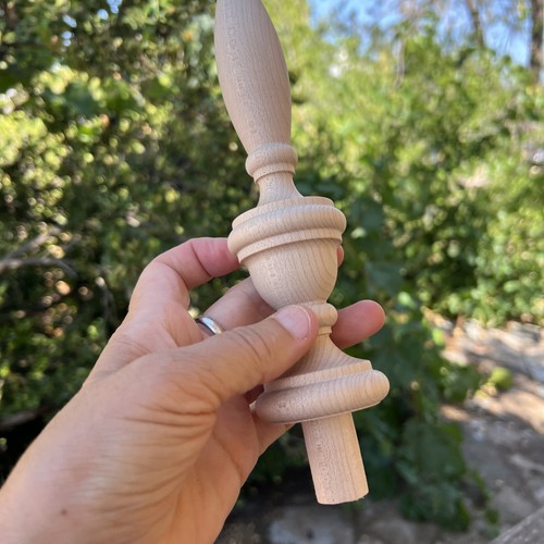 Newel post finial maple - newel,