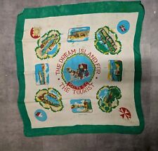 Vintage Souvenir of Malta Ladies Head Scarf 70 x 70 cm