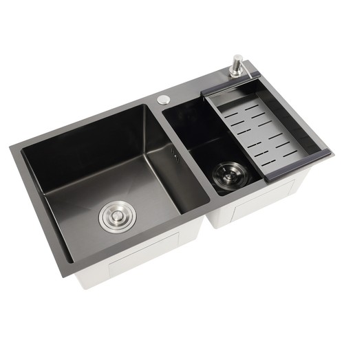 Kitchen sink double - kitchen,