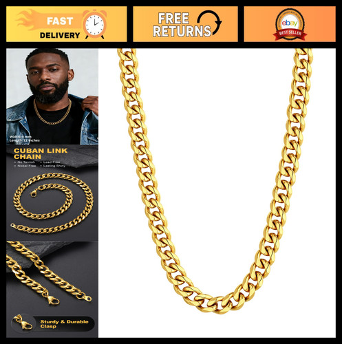 Chunky cuban link chain - link,