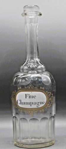 Old bottle decanter - old, crystal