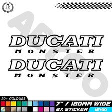 2x DUCATI MONSTER Vinyl Decal