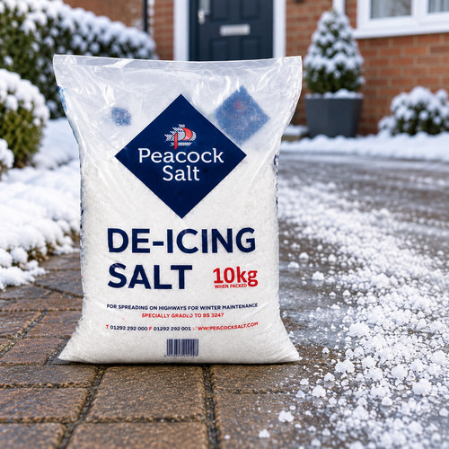 10kg white rock salt - 10kg,