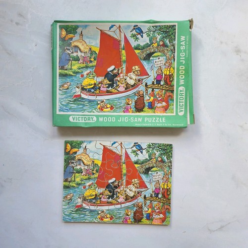 Vintage victory wooden jigsaw - vintage,