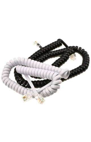 Rj10 4p4c - male, coiled
