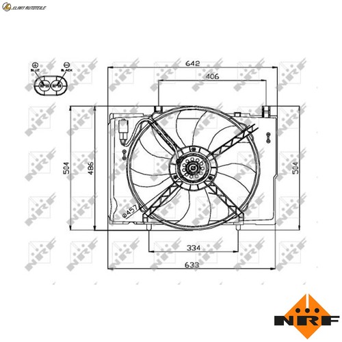 Fan engine cooling 47741 for - fan,