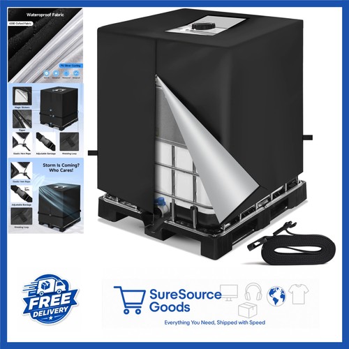 Black ibc tank - ibc, cover