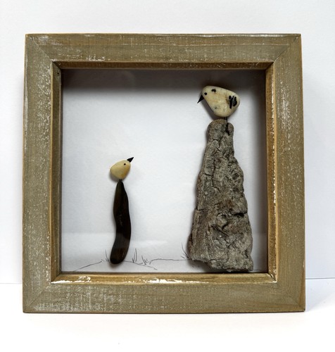 Driftwood and pebble quirky - driftwood,