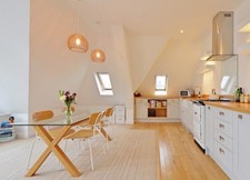 Habitat Dublin Oak & Glass Top Dining Table